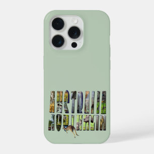 Australia Picture Logo Made With Wildlife, iPhone 15 Pro Case