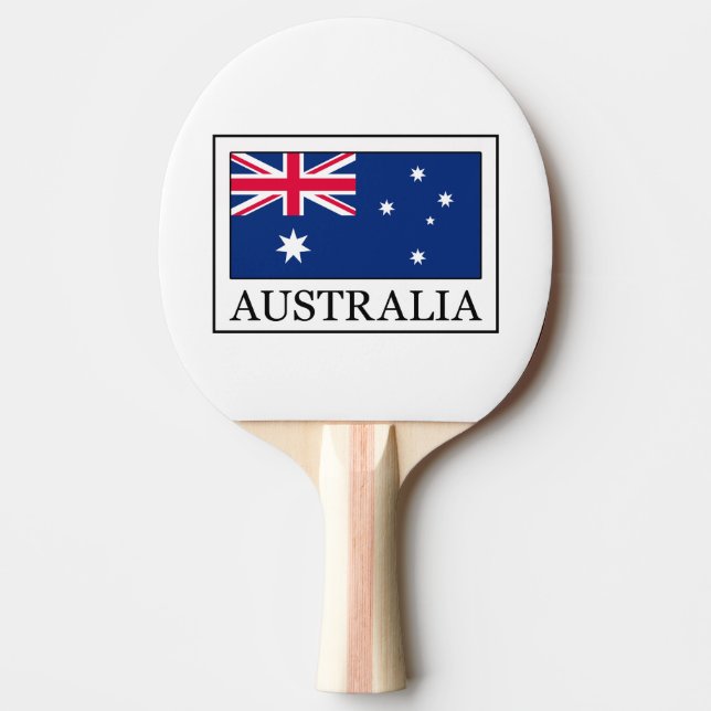 Australia Ping Pong Paddle (Front)