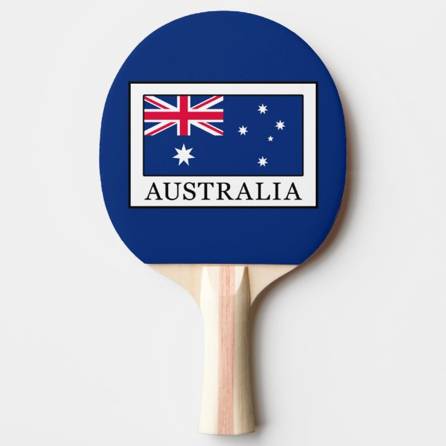 Australia Ping Pong Paddle (Front)