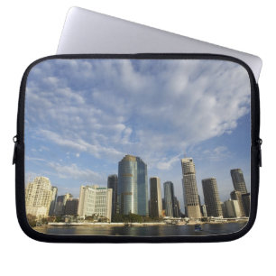 Australia, Queensland, Brisbane, Skyscrapers and Laptop Sleeve
