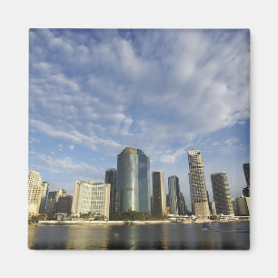 Australia, Queensland, Brisbane, Skyscrapers and Magnet