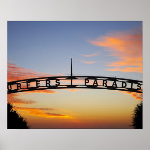 Australia, Queensland, Gold Coast, Sunrise, Poster