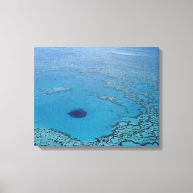 Australia, Queensland. Great Barrier Reef Canvas Print (Front)