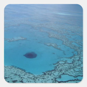 Australia, Queensland. Great Barrier Reef Square Sticker