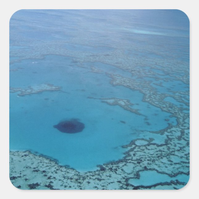 Australia, Queensland. Great Barrier Reef Square Sticker (Front)