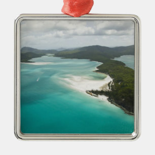 Australia, Queensland, Whitsunday Coast, 2 Metal Tree Decoration