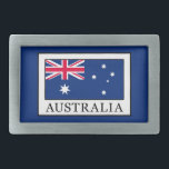 Australia Rectangular Belt Buckle<br><div class="desc">Australia</div>