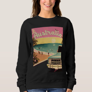 Australia Retro Beach Vacation Graphics Australian Sweatshirt