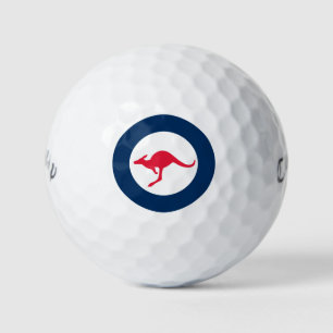 Australia roundel country flag symbol army militar golf balls