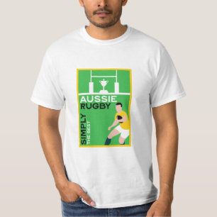 Australia Rugby Fan Art T-Shirt