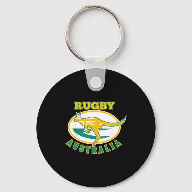 Australia Rugby, Wallabies Rugby Jersey, Australia Key Ring (Front)
