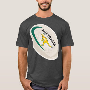 Australia Rugby Wallabies Rugby Jersey Australian  T-Shirt
