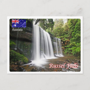 Australia - Russel Falls - Postcard
