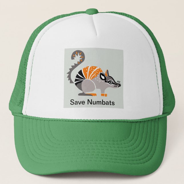 Australia - Save NUMBATS  -Endangered animal - Trucker Hat (Front)