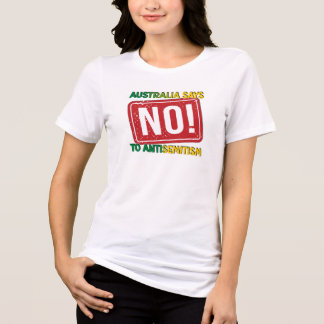 Australia Says No To Antisemitism Tri-Blend Shirt