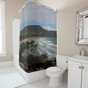 Australia Secluded Bay Ocean Landscape Photo Shower Curtain