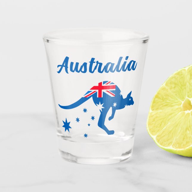 Australia                                          shot glass (Front)