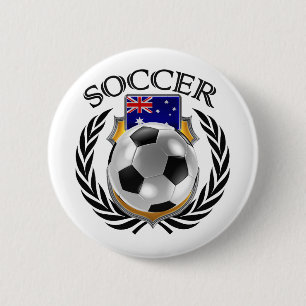 Australia Soccer 2016 Fan Gear 6 Cm Round Badge
