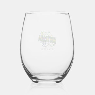 Australia Soccer 2026 Soccer Bold Country Typograp Stemless Wine Glass