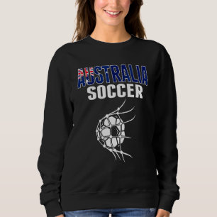 Australia Soccer Ball In Net Australian Football S Sweatshirt