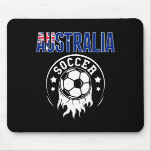 Australia Soccer Fans Jersey Australian Flag Footl Mouse Pad