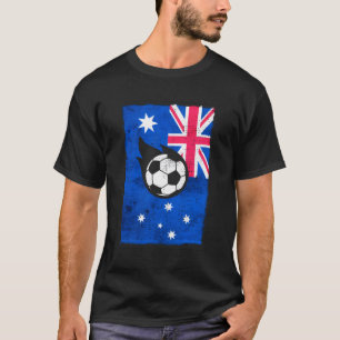 Australia Soccer Football Australian Flag T-Shirt