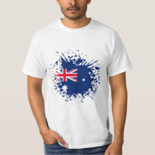 Australia Souvenir Landmark, Australia Flag Travel T-Shirt