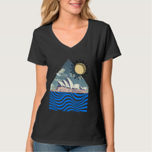 Australia Souvenir -Sydney Opera House - Aussie Ou T-Shirt