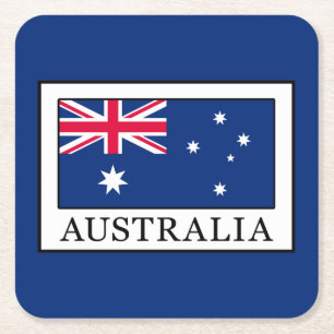 Australia Square Paper Coaster