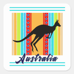 Australia Square Sticker
