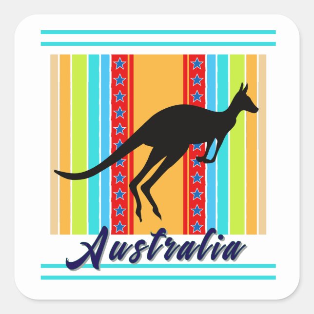 Australia Square Sticker (Front)