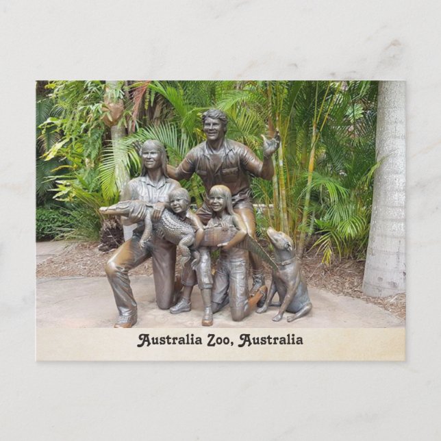 Australia, Steve Irwin , Australia Zoo, Queensland Postcard (Front)