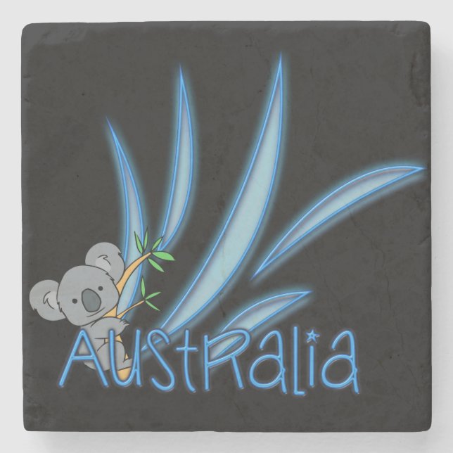 Australia Stone Coaster (Front)