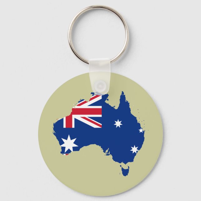 Australia stub, Australia Key Ring (Front)