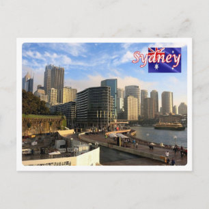 Australia - Sydney - Downtown - Postcard