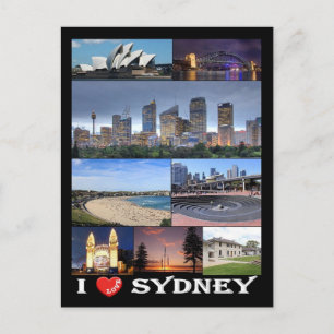 Australia - Sydney - I Love - Postcard