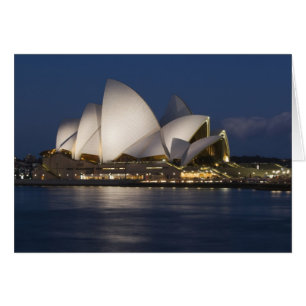 Australia, Sydney. Opera House at night on