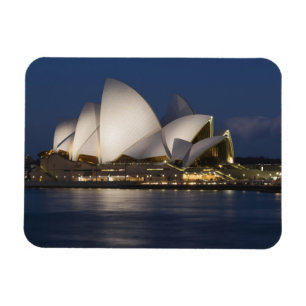Australia, Sydney. Opera House at night on Magnet