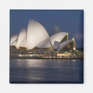 Australia, Sydney. Opera House at night on Magnet