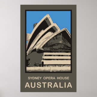 Australia Sydney Opera House Poster
