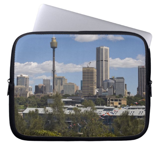 Australia, Sydney, Potts Point. Sydney skyline. Laptop Sleeve (Front)