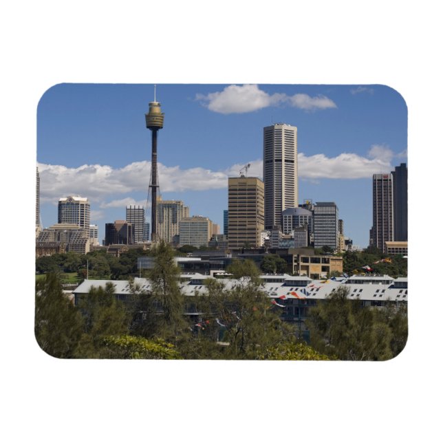 Australia, Sydney, Potts Point. Sydney skyline. Magnet (Horizontal)