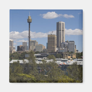 Australia, Sydney, Potts Point. Sydney skyline. Magnet
