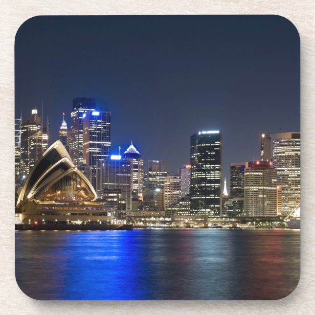 Australia, Sydney. Skyline with Opera House seen Coaster (Front)