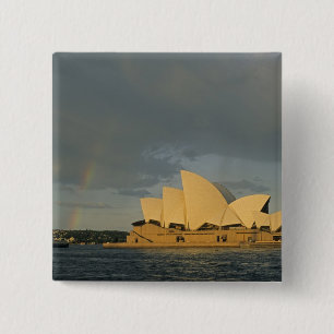 Australia, Sydney, Sydney Opera House, 15 Cm Square Badge