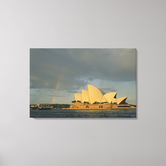 Australia, Sydney, Sydney Opera House, Canvas Print (Front)
