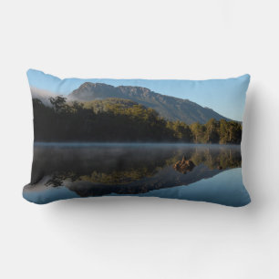 Australia Tasmania Reflections in the Lake Photo Lumbar Cushion
