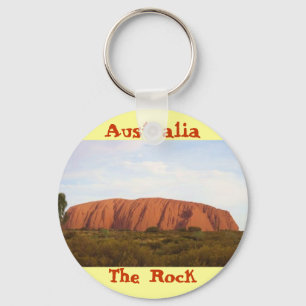 Australia the rock cool keychain design