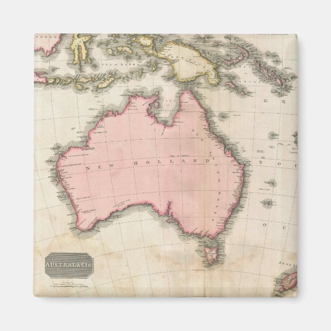 Australia & the South West Pacific Magnet (Front)