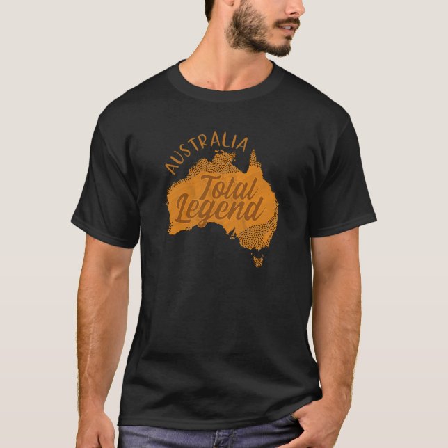 AUSTRALIA TOTAL LEGEND ORANGE T-Shirt (Front)